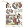 Christmas, Holy Familly, the three Magi, small stable, R271